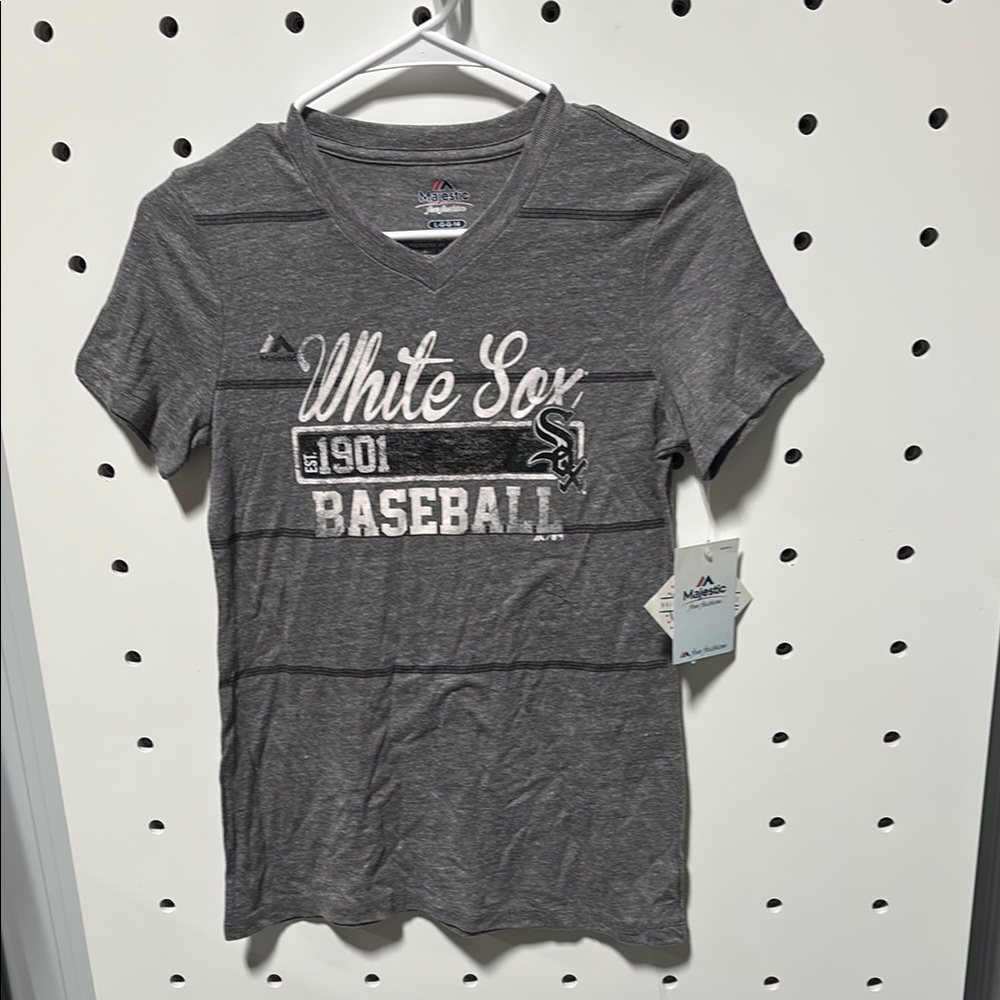 NWT White Sox Majestic girls tee size large/14